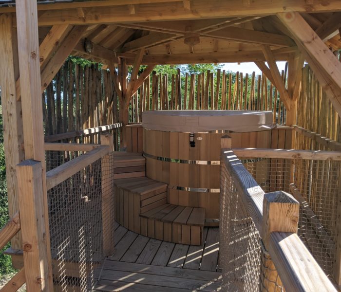 Jacuzzi de la Cabane Rivage
